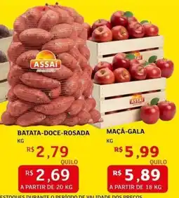 Assaí Atacadista batata-doce-rosada oferta