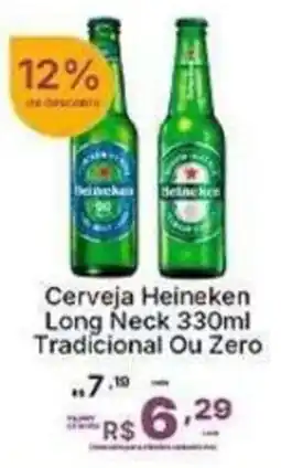 Super Lagoa Cerveja Heineken Long Neck Tradicional Ou Zero oferta