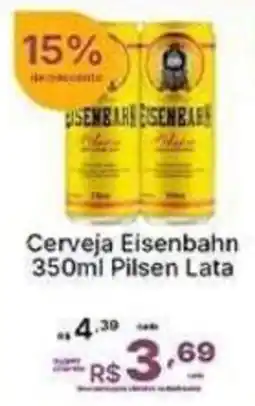 Super Lagoa Cerveja eisenbahn 350ml pilsen lata oferta