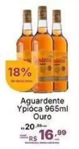 Super Lagoa Aguardente Ypióca 965ml Ouro oferta