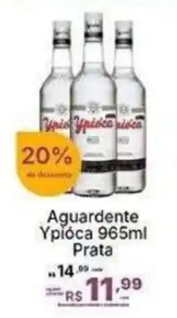 Super Lagoa Aguardente Ypióca Prata oferta