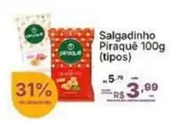 Super Lagoa Salgadinho Piraquê oferta