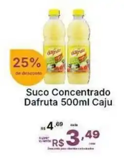 Super Lagoa Suco Concentrado Dafruta Cajú oferta