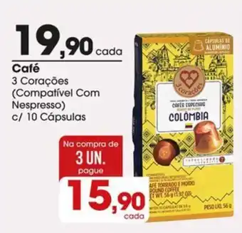 Zaffari Café 3 Corações oferta
