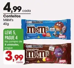 Zaffari Confeitos M&M's oferta