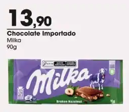 Zaffari Chocolate importado milka broken hazelnut oferta