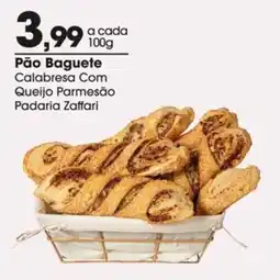 Zaffari Pão Baguete Calabresa Com Queijo Parmesão oferta