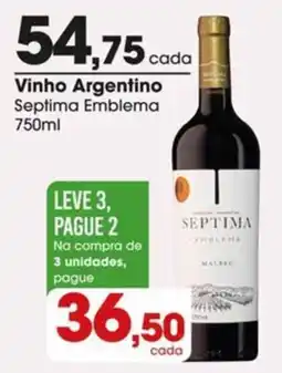 Zaffari Vinho Argentino Septima Emblema oferta