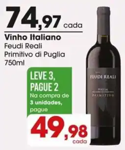 Zaffari Vinho Italiano Feudi Reali Primitivo di Puglia oferta