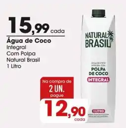 Zaffari Água de Coco Integral Com Polpa Natural Brasil oferta