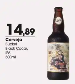 Zaffari Cerveja Buckel Black Cacau IPA oferta