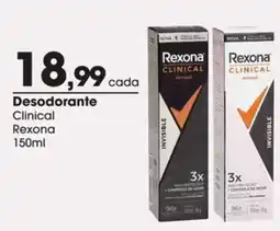 Zaffari Desodorante Clinical Rexona oferta