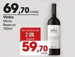 Zaffari Vinho Miolo Reserva oferta