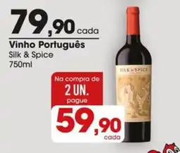 Zaffari Vinho Português Silk & Spice oferta