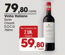 Zaffari Vinho Italiano Zonin Chianti D.O.C.G oferta