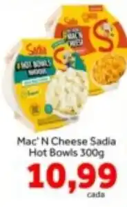 Shibata Supermercados Mac'n Cheese Sadia Hot Bowls oferta