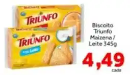 Shibata Supermercados Biscoito Triunfo Maizena / Leite oferta