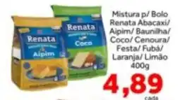 Shibata Supermercados Mistura p/ Bolo Renata Abacaxi/ Alipim/ Baunilha/ Coco/ Cenoura/ Festa/ Fubá/ Laranja/ Limão oferta