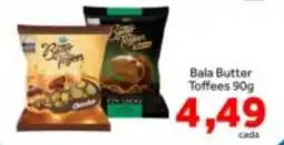 Shibata Supermercados Bala Butter Toffees oferta