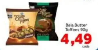 Shibata Supermercados Bala Butter Toffees oferta