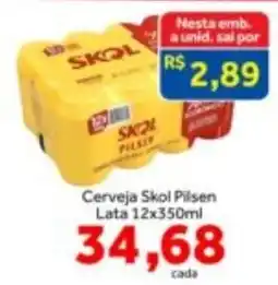 Shibata Supermercados Cerveja skol pilsen oferta
