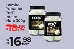 Super Luna Palmito pupunha porti inteiro vidro oferta