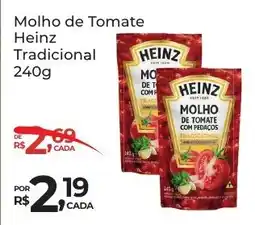 Super Luna Molho de Tomate Heinz Tradicional oferta