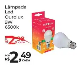 Super Luna Lâmpada Led Ourolux 9w 6500k oferta