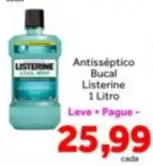 Shibata Supermercados Antisséptico Bucal Listerine oferta
