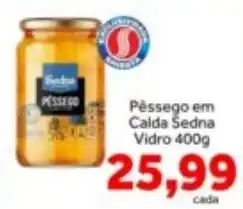 Shibata Supermercados Pêssego em calda sedna oferta