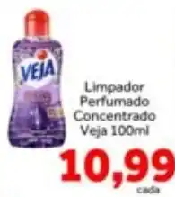 Shibata Supermercados Limpador Perfumado Concentrado Veja oferta