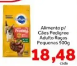 Shibata Supermercados Alimento p/ Cães Pedigree Adulto Raças Pequenas oferta