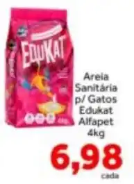 Shibata Supermercados Areia Sanitária p/ Gatos Edukat oferta