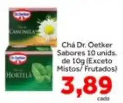 Shibata Supermercados Chá Dr. Oetker Sabores oferta