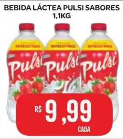 Atacadão Dia a Dia Bebida láctea pulsi sabores oferta
