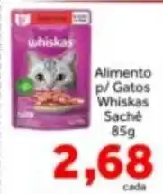 Shibata Supermercados Alimento p/ Gatos Whiskas Sachê oferta