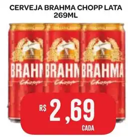 Atacadão Dia a Dia Cerveja brahma chopp lata oferta
