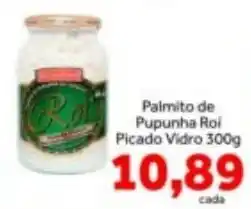 Shibata Supermercados Palmito de pupunha roí picado vidro oferta