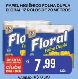 Atacadão Dia a Dia Papel higiênico folha dupla oferta