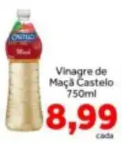 Shibata Supermercados Vinagre de Maçã Castelo oferta