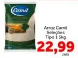 Shibata Supermercados Arroz Camil Seleções Tipo oferta