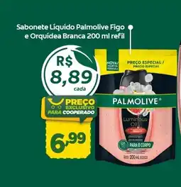 Cooper Sabonete Líquido Palmolive Figo e Orquídea Branca refil oferta