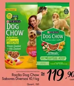 Giassi Supermercados Ração Dog Chow Sabores Diversos oferta