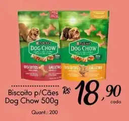 Giassi Supermercados Biscoito p/Cães Dog Chow oferta