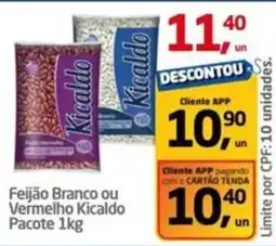 Tenda Atacado Feijão Branco ou Vermelho Kicaldo Pacote oferta