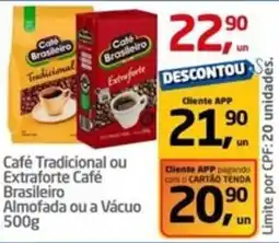 Tenda Atacado Café Tradicional ou Extraforte Café Brasileiro Almofada ou a Vácuo oferta