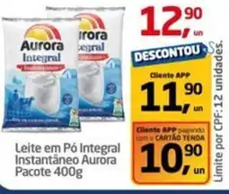 Tenda Atacado Leite em Pó Integral Instantâneo Aurora Pacote oferta