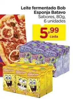 Carrefour Leite fermentado Bob Esponja Batavo Sabores, oferta