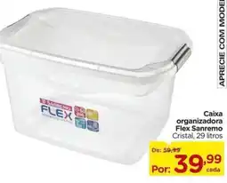 Carrefour Caixa organizadora Flex Sanremo Cristal, oferta
