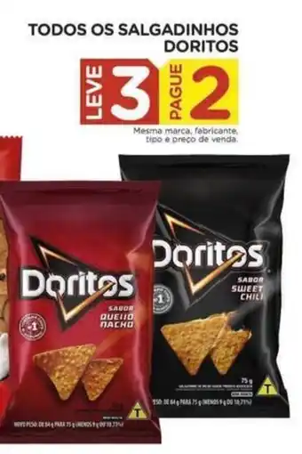 Carrefour Todos os salgadinhos doritos oferta